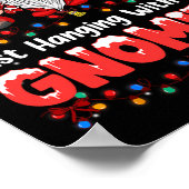 Nur mit meinen Gnomen Pajama Niedlich Gnome Chr Poster (Ecke)