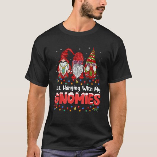 Nur mit meinen Gnomen Pajama Niedlich Gnome Chr T-Shirt (Vorderseite)