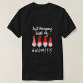 Nur mit meinen Gnomen Weihnachten Gnome Pajam T-Shirt (Design vorne)