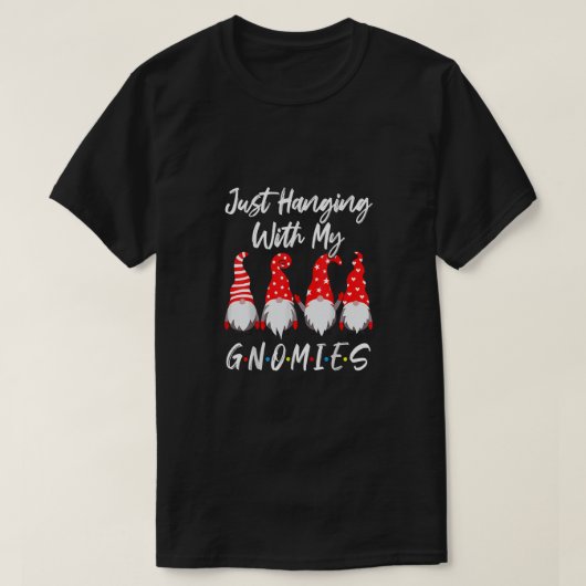 Nur mit meinen Gnomen Weihnachten Gnome Pajam T-Shirt (Design vorne)