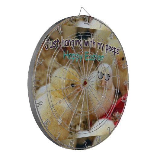 Nur mit meinen Pieps Dartscheibe (Vorderseite Links)