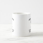 Nur mit meiner Katze reden Kaffeetasse (Mittel)