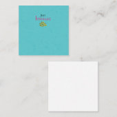 Nur Mitteilungskarte (Vorne/Hinten)