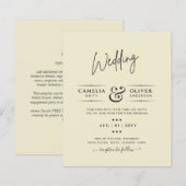 Nur monochrome Farbtypografie (Vorne/Hinten)