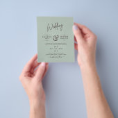 Nur monochrome Farbtypografie Flyer (Gruppe)