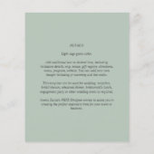 Nur monochrome Farbtypografie Flyer (Hinten)