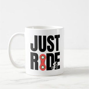 Nur Mountainbike fahren Tasse Downhill Mountainbik