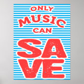 Nur Musik Rette Poster (Vorne)