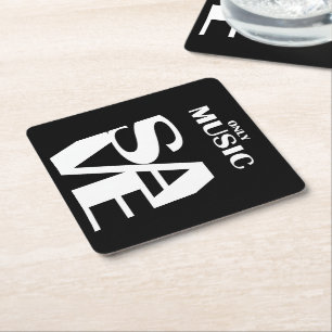 Nur Musik Rettete. Untersetzer