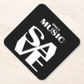 Nur Musik Rettete. Untersetzer (Vorderseite)