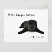 Nur Mut Postkarte (Vorderseite)