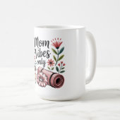 Nur Mütter-Vibes Kaffeetasse (VorderseiteRechts)