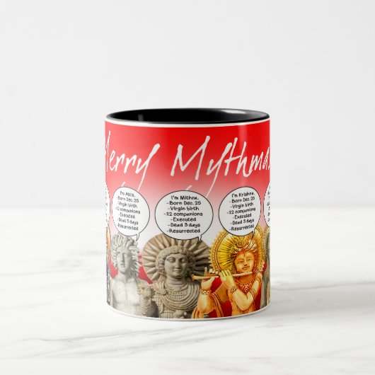 NUR MYTH-MAS! - ZWEIFARBIGE TASSE (Mittel)