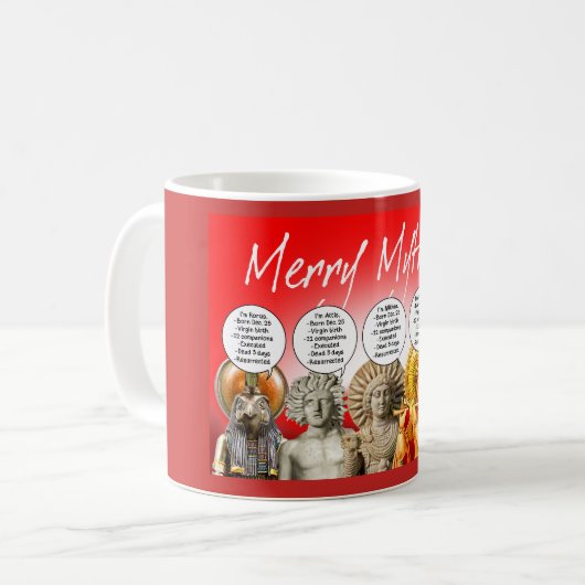 NUR MYTHMAS! KAFFEETASSE (Vorderseite Links)