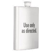 Nur nach Anweisung anwenden Flachmann (Rechts)