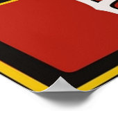 Nur Narren und Pferde lustige britische TV-Show Poster (Ecke)