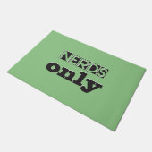 Nur Nerd Fußmatte (Schrägansicht)