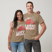 Nur nicht Miss Darts Shirt Funny Dart Board Gesche (Unisex)