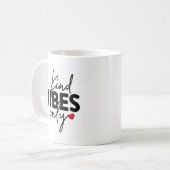 Nur niedlich Kind Vibes Kaffeetasse (Vorderseite Links)