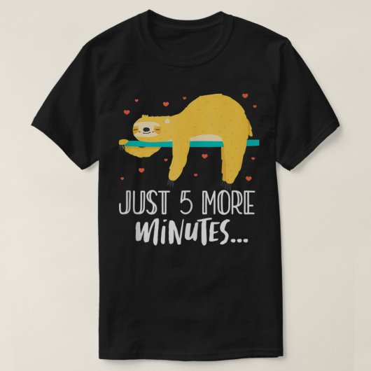 Nur noch 5 Minuten länger schluchzender Baum T-Shirt (Design vorne)