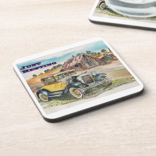 Nur noch ausruhen getränkeuntersetzer (Linke Seite)