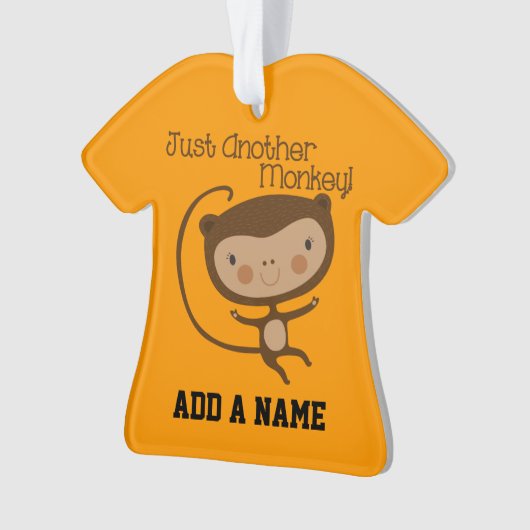 Nur noch ein Affe Ornament (Vorderseite)