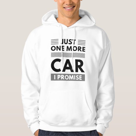 Nur noch ein Auto, das ich verspreche Hoodie (Vorderseite)