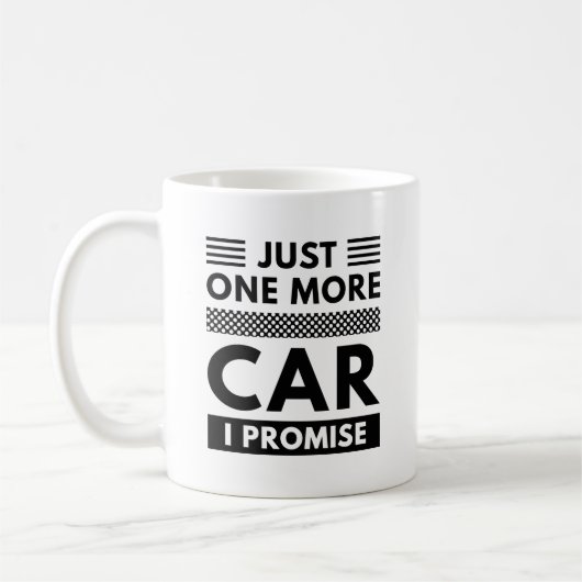 Nur noch ein Auto, das ich verspreche Kaffeetasse (Links)