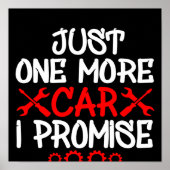 Nur noch ein Auto, das ich verspreche Poster (Vorne)
