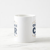 Nur noch ein Auto Kaffeetasse (Mittel)