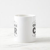 Nur noch ein Auto Kaffeetasse (Mittel)