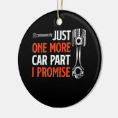 Nur noch ein Auto Teil I Versprechen - Autoenthusi Keramik Ornament (Links)
