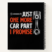 Nur noch ein Auto Teil I Versprechen - Autoenthusi Notizblock (Rückseite)