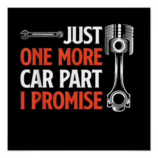 Nur noch ein Auto Teil I Versprechen - Autoenthusi Poster (Vorderseite)