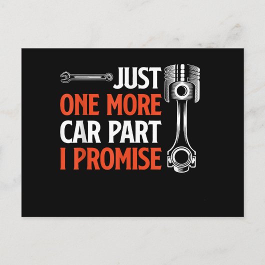 Nur noch ein Auto Teil I Versprechen - Autoenthusi Postkarte (Vorderseite)