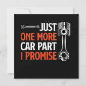 Nur noch ein Auto Teil I Versprechen - Autoenthusi Save The Date (Rückseite)