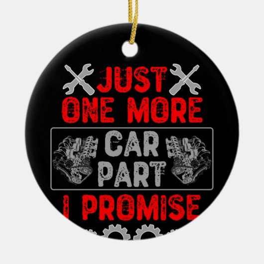 Nur noch ein Auto Teil I Versprechen Keramik Ornament (Vorne)