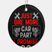 Nur noch ein Auto Teil I Versprechen Keramik Ornament (Links)