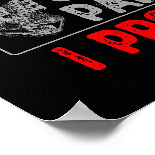 Nur noch ein Auto Teil I Versprechen Poster (Ecke)