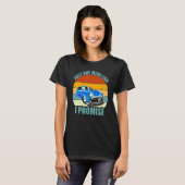 Nur noch ein Auto verspreche ich funny Retro Vinta T-Shirt (Vorne ganz)