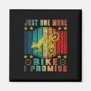 Nur noch ein Fahrrad Lustig Vintage Mountainbiken Magnet