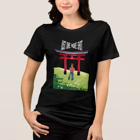 Nur noch ein Foto Tri-Blend Shirt (Vorderseite)