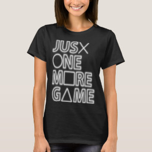 Nur noch ein Gamer mit Konsolen-Controller T-Shirt