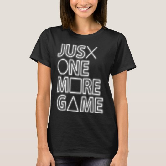 Nur noch ein Gamer mit Konsolen-Controller T-Shirt (Vorderseite)