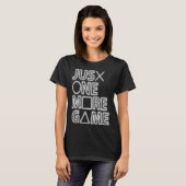 Nur noch ein Gamer mit Konsolen-Controller T-Shirt (Vorne ganz)