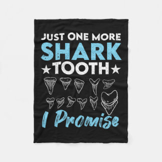 Nur noch ein Hai-Zelt verspreche ich Funny Fossil Fleecedecke