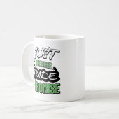 Nur noch ein Handel verspreche ich lustigen Börsen Kaffeetasse (Vorderseite Links)