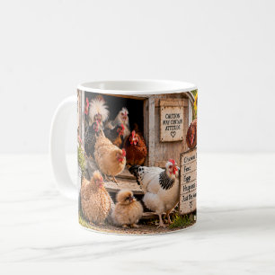 Nur noch ein Huhn Lustiger Bauernhof-Mug Kaffeetasse