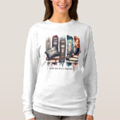 Nur noch ein Kapitel Basic Langarm T-Shirt (Vorderseite)