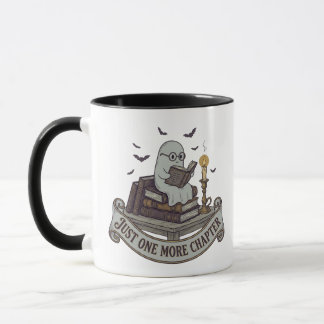 Nur noch ein Kapitel beim Lesen von Geistern zu Ha Tasse